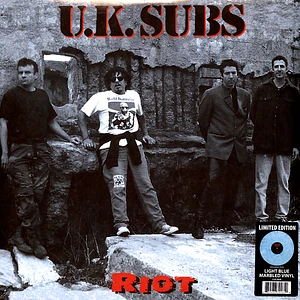 UK Subs - Riot Light Blue Marble Vinyl Edition