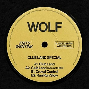 Frits Wentink - Club Land Special