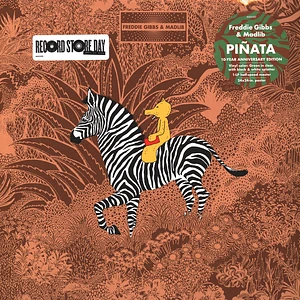 Freddie Gibbs & Madlib - Pinata Record Store Day 2024 10th Anniversary Green In Clear With Black & White Splatteredition