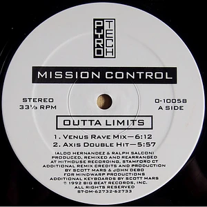 Mission Control - Outta Limits (Remixes)