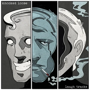 Knocked Loose - Laugh Tracks Silver Black Tri-Stripe Vinyl Edition