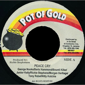 George Nooks / Beres Hammond / Bounty Killer / Junior Kelly / Richie Stephens / Morgan Heritage / Tony Rebel / Nitty Kutchie - Peace Cry