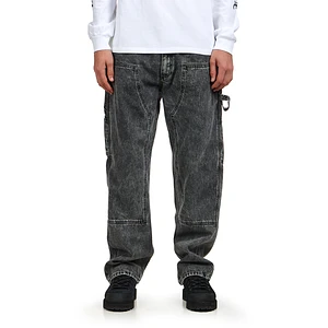 Aries - Acid Wash Denim Carpenter Jeans