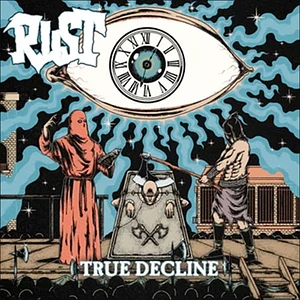 Rust - True Decline Orange And White Swirl Vinyl Edition