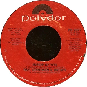 Ray, Goodman & Brown - Inside Of You