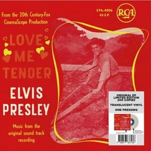 Elvis Presley - EP Stranger No. 14 - Love Me Tender (Belgium) Translucent Vinyl Edition