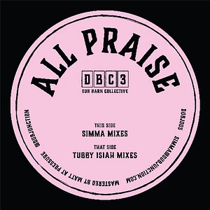 Dbc3 - All Praise (Simma & Tubby Isiah Mixes) Translucent Ice Blue Vinyl Edition