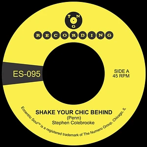 Stephen Colebrooke - Shake Your Chic Behind / Stay Away From The Music Black Vinyl Edition