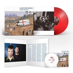 Sleaford Mods - Divide And Exit 10th Anniversary Red Vinyl Edition