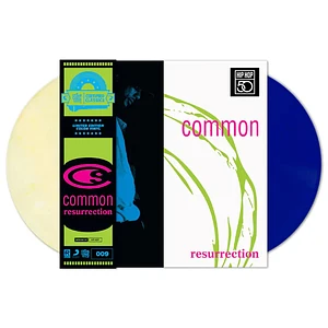 Common - Resurrection Limited Remastered Opaque Blue / Butter Cream Vinyl Edition W/ Obi-Strip w/ Small Cover Damage