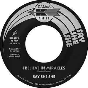 Say She She - I Believe In Miracles / C'est Si Bon Purple Swirl Edition