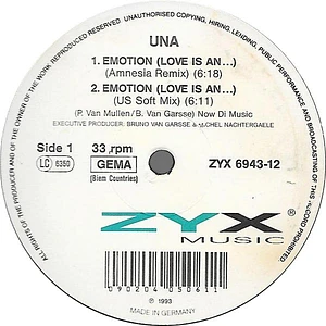 U.N.A. - Emotion (Love Is An...)