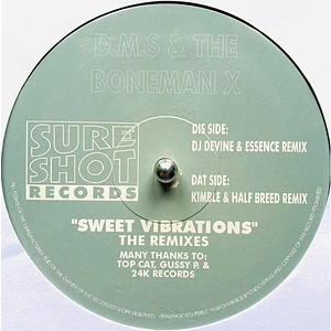 DMS & The Boneman X - Sweet Vibrations (The Remixes)