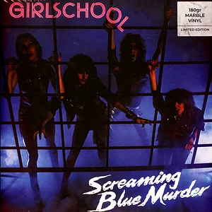 Girlschool - Screaming Blue Murder Blue Marble Vinyl Edition