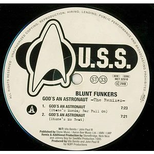 Blunt Funkers - God's An Astronaut (The Remixes)