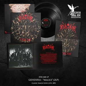 Gehenna - Malice Our Third Spell Black Vinyl With Etched D-Side Edition