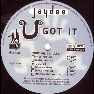 Jaydee - U Got It