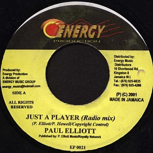 Paul Elliot - Just A Player