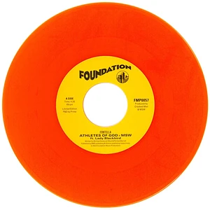 Athletes Of God, Msw & Lady Blackbird - Fontella / Don't Wanna Be Normal Record Store Day 2023 Orange Vinyl Edtion