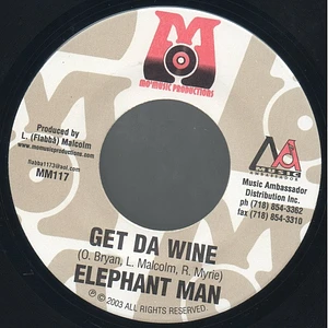 Elephant Man / Bling Dawg - Get Da Wine / Beat Him Up