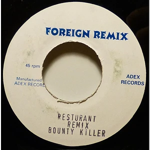 Bounty Killer, Don Yute - Restaurant Remix / Living In A Dream Remix