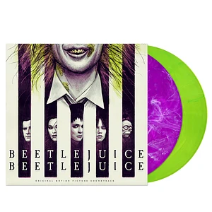 V.A. - OST Beetlejuice Beetlejuice Purple And White Smoke And Fluorescent Green Double Vinyl Edition