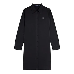 Fred Perry - Button-Through Jersey Shirt Dress