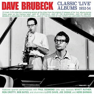 Dave Brubeck - Classic 'Live' Albums 1952-54