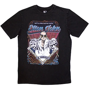 Elton John - Psych Vintage Wash Collection T-Shirt