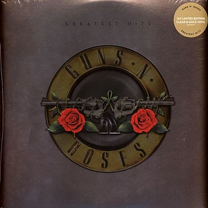 Guns N' Roses - Greatest Hits Limited Gold in Clear Yolk Style Vinyl Edition