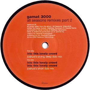 Gamat 3000 - All Seasons Remixes Part 2