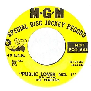 The Vendors - Public Lover No. 1 / Steppin' Stones