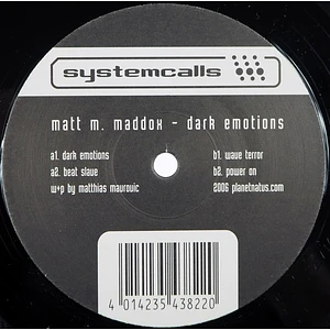 Matt M. Maddox - Dark Emotions