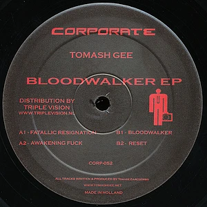 Tomash Gee - Bloodwalker EP