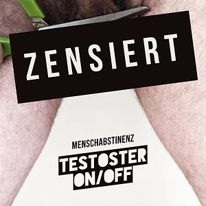 Menschabstinenz - Testoster On/Off White-Red Marbled Vinyl Edition