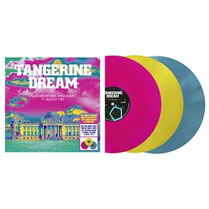 Tangerine Dream - Platz Der Republik West Berlin - August '87 Record Store Day 2025 Pink Yellow Blue Vinyl Edition