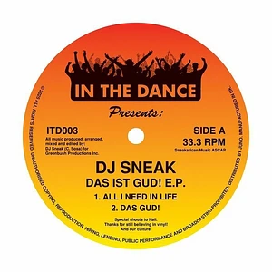 DJ Sneak - Das Ist Gud! EP