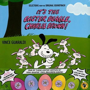 Vince Guaraldi - OST Selections From It's Easter Beagle, Charlie Brown Record Store Day 2025 Mystery Easter Egg Shaped Color Vinyl Edition
