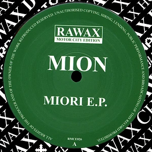 Mion Aka Percy X - Miori E.P.