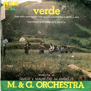 Guido & Maurizio De Angelis Orchestra - Verde / È Difficile