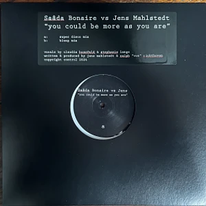 Saada Bonaire Vs. Jens Mahlstedt - You Could Be More As You Are Versions