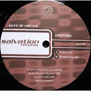 Eruption - Keys Of Life E.P.
