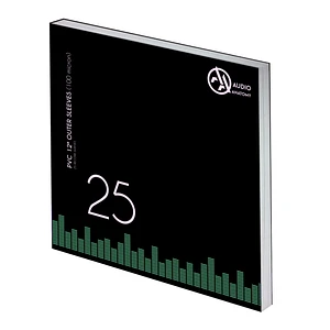 Audio Anatomy - 25X 12" PVC Outer Sleeves (100 Micron)