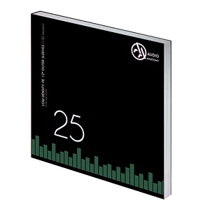 Audio Anatomy - 25X 12" PP Crystal Clear Outer Sleeves (80 Micron)