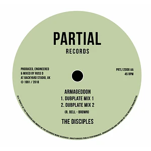 The Disciples - Chant Of Freedom / Armageddon