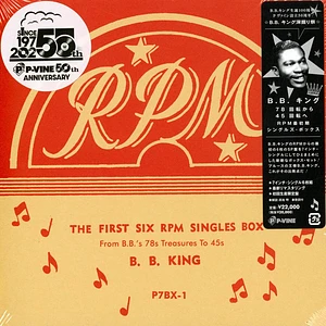 B.B. King - The First Six Rpm Singles Box - From B.B.'S 78s Treasures To 45s