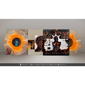 Front Line Assembly - Millenium 2024 30th Anniversary Crystal Clear & Orange Splatter Vinyl Edition
