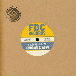 U Brown & Abso / Lasai - Culture No Dead / Upper Tier