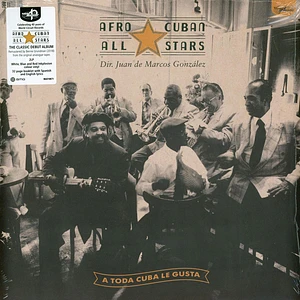 Afro Cuban All Stars - A Toda Cuba Le Gusta 30th Anniversary Red White & Blue Cuban Flag Ecorecord Vinyl Edition