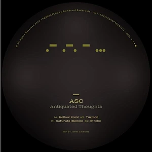 ASC - Antiquated Thoughts EP Tie-And-Die Coloured Vinyl Edition